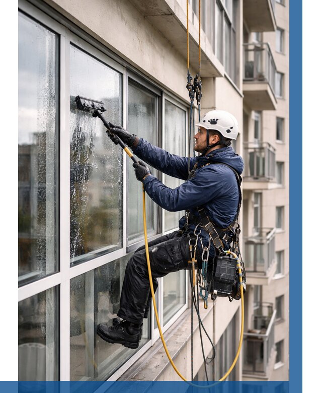 Мойка балконного остекления в Кронштадте от 3652 р. | ВЫСОТНИК-Крн