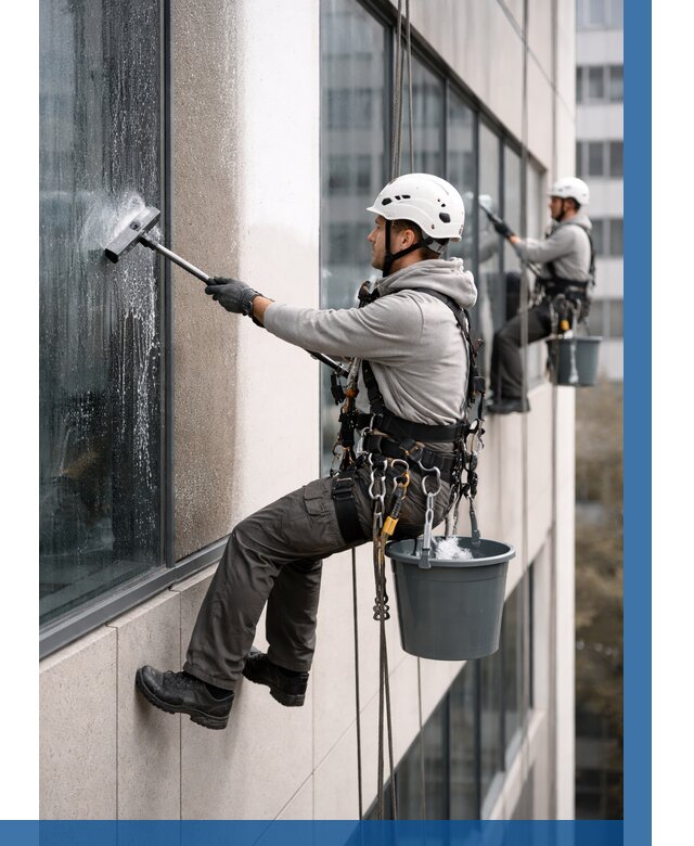 Мойка фасадов зданий в Кронштадте под ключ от 365 р. | ВЫСОТНИК-Крн