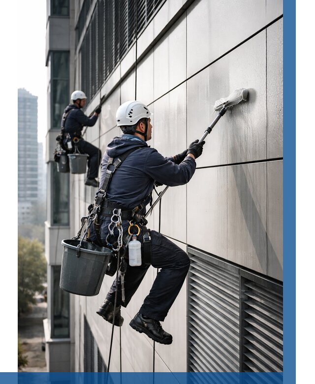 Мойка вентилируемого фасада в Кронштадте от 261 р. | ВЫСОТНИК-Крн