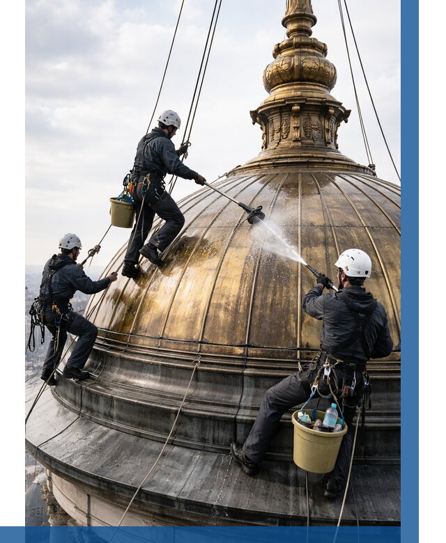 Мойка куполов и шпилей в Кронштадте от 8347 р. - заказать | ВЫСОТНИК-Крн