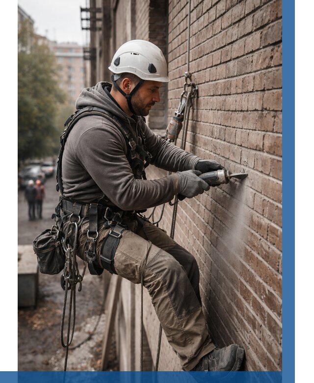 Расшивка кирпичных швов в Кронштадте от 626 р. | ВЫСОТНИК-Крн