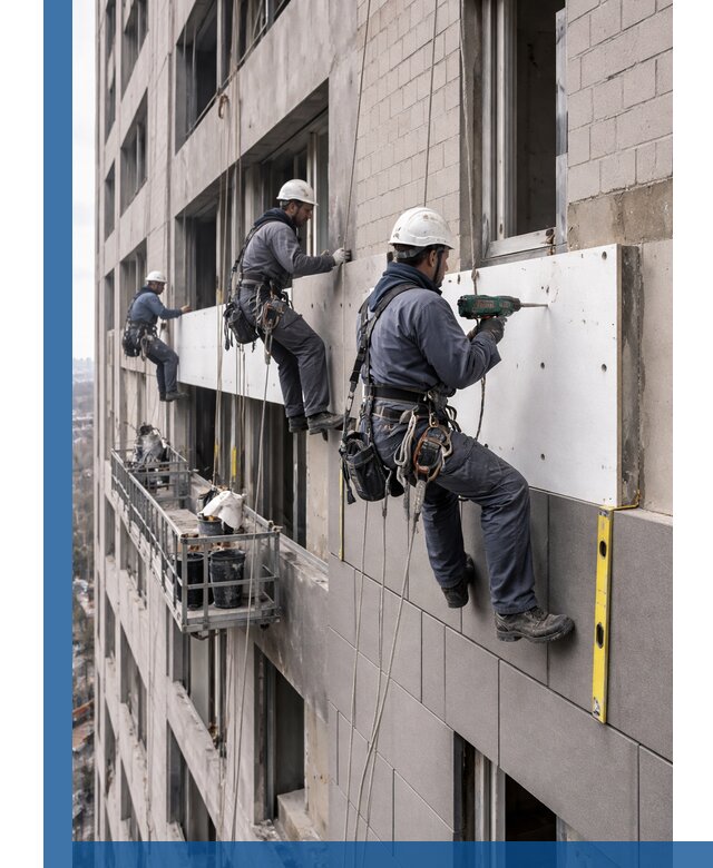 Монтаж фасадных термопанелей высокого качества в Кронштадте