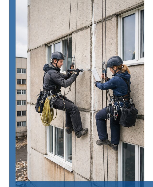 Герметизация межпанельных швов тёплым швом в Кронштадте