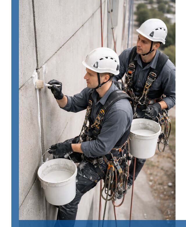 Противогрибковая обработка швов в Кронштадте для фасадов и кровель