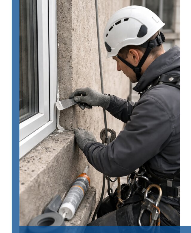 Герметизация монтажных швов окон в Кронштадте с гарантией качества