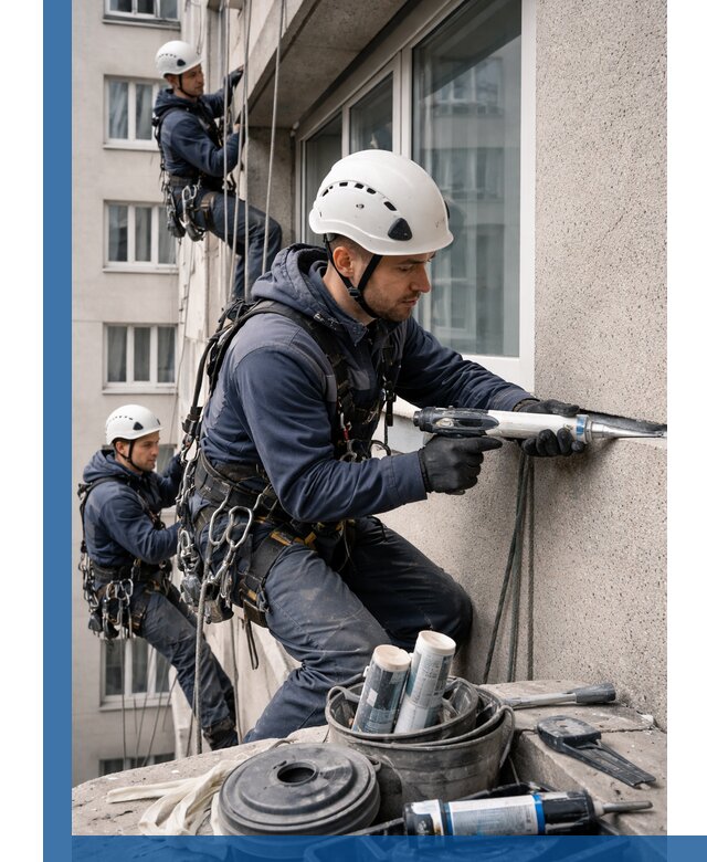 Герметизация швов лоджии в Кронштадте профессионально и надежно