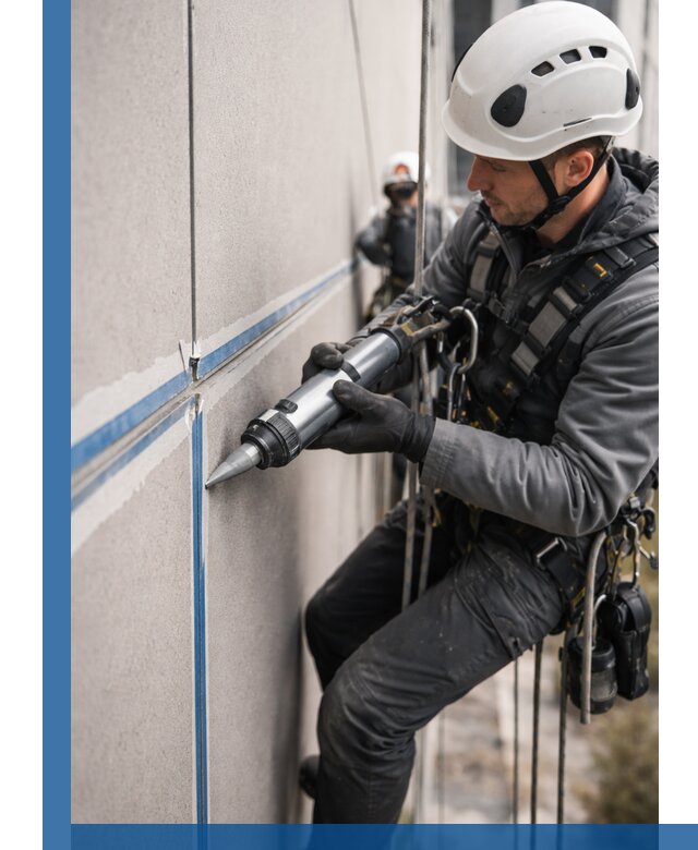 Герметизация стыков фасадных панелей в Кронштадте качественно и быстро