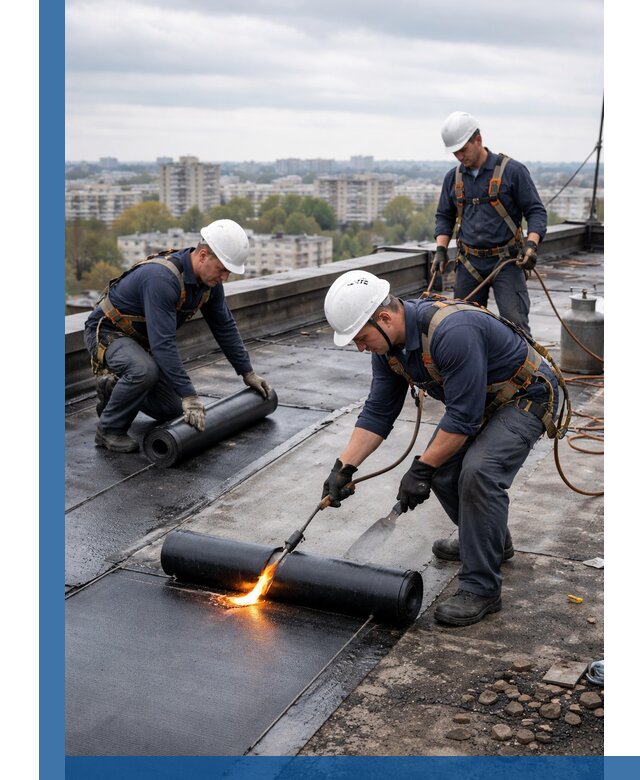 Ремонт наплавляемой кровли в Кронштадте качественно и надежно