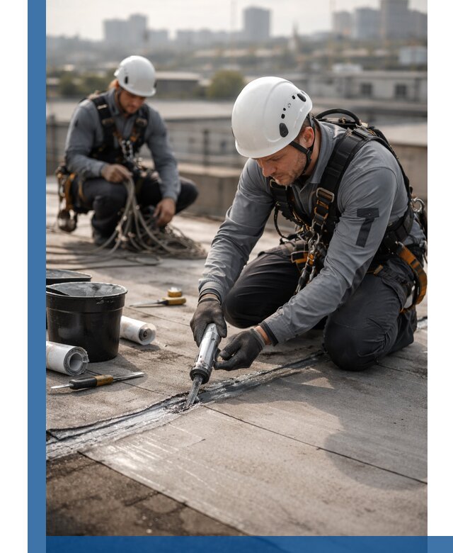 Аварийное и капитальное устранение протечек кровли в Кронштадте