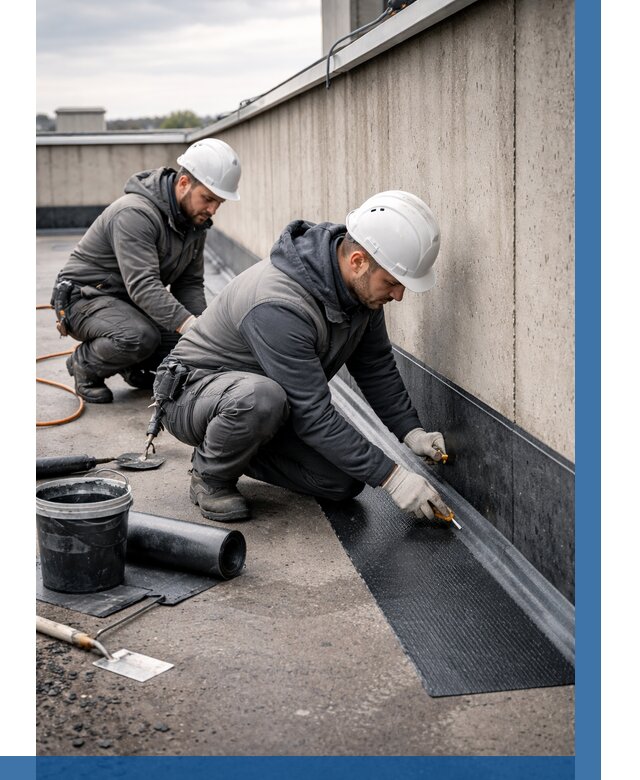 Гидроизоляция примыканий на кровле в Кронштадте от 939 р. | ВЫСОТНИК-Крн