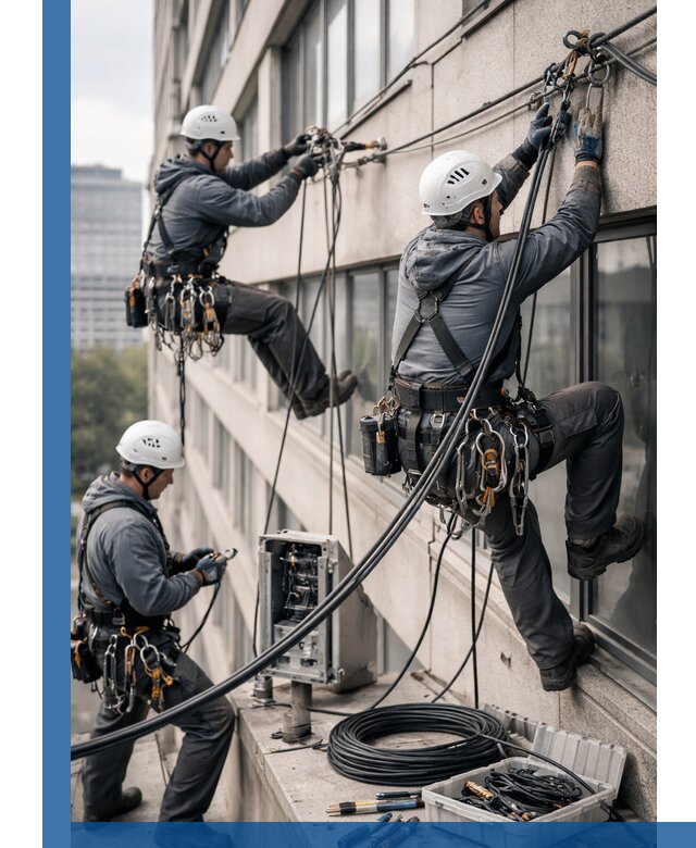 Прокладка оптоволоконного кабеля в Кронштадте под ключ с тестированием