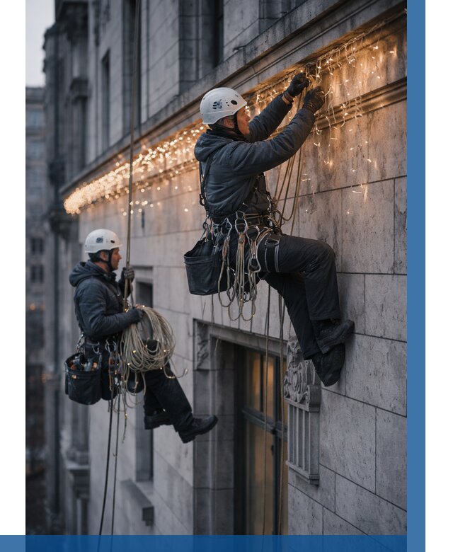 Монтаж новогодней иллюминации в Кронштадте от 8869 р. | ВЫСОТНИК-Крн