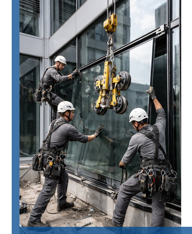 Структурное остекление фасадов в Кронштадте монтаж и обслуживание