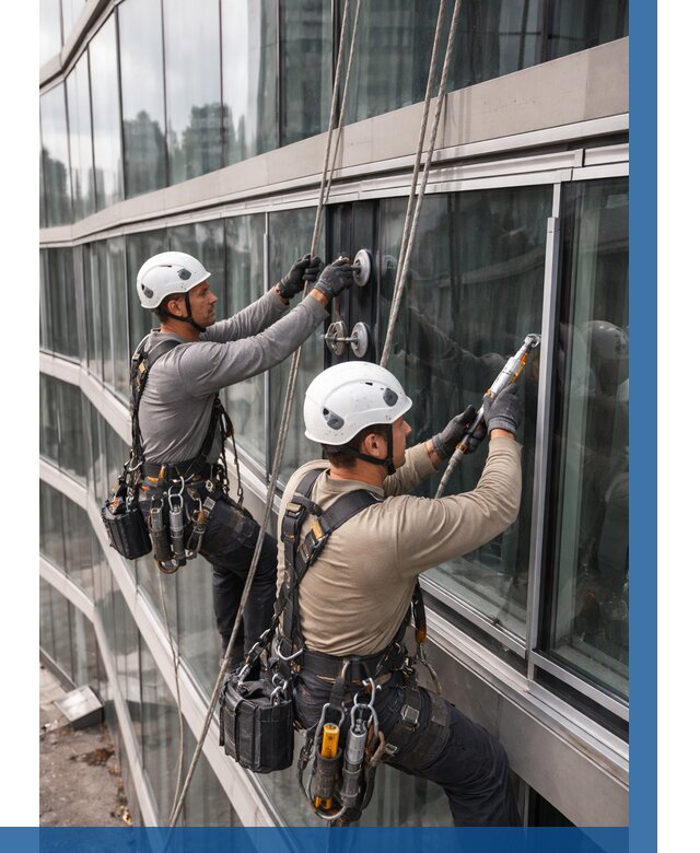 Радиусное остекление фасада в Кронштадте от 12521 р. | ВЫСОТНИК-Крн