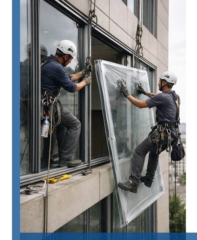 Профессиональная замена стекла в витраже в Кронштадте с гарантией