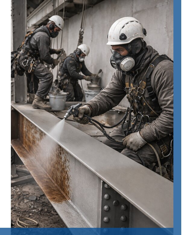 Антикоррозионная покраска металла в Кронштадте от 730 р. | ВЫСОТНИК-Крн