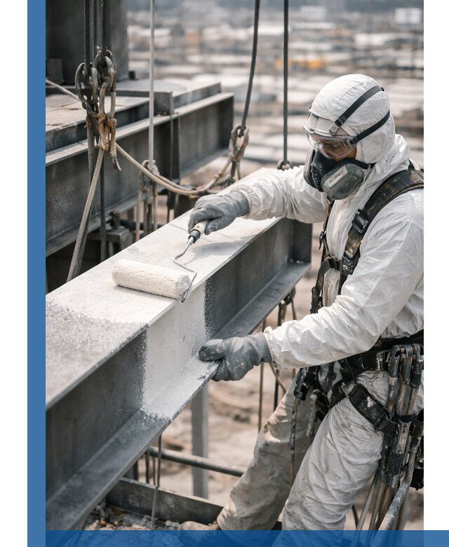 Профессиональная огнезащитная обработка металлоконструкций в Кронштадте