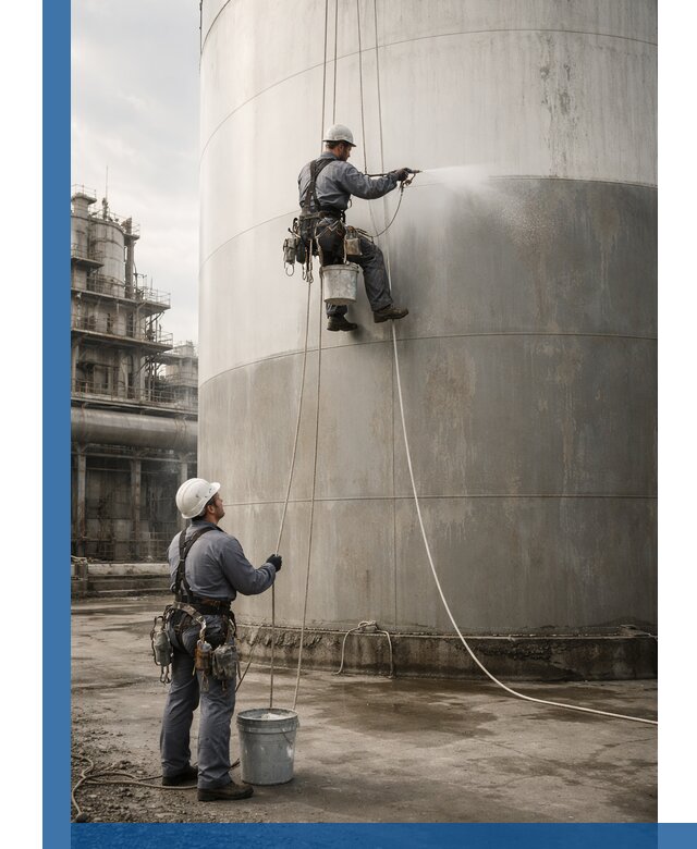 Покраска стальных резервуаров и емкостей в Кронштадте профессионально