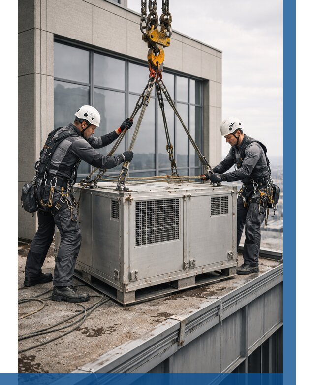 Такелажные работы на высоте в Кронштадте от 8347 р. | ВЫСОТНИК-Крн