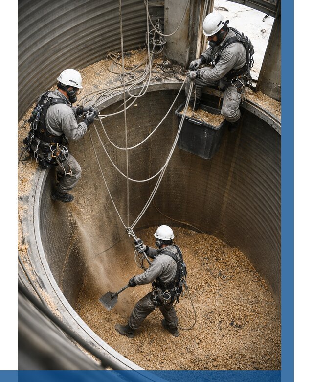 Чистка зерновых бункеров в Кронштадте от 12521 р. | ВЫСОТНИК-Крн