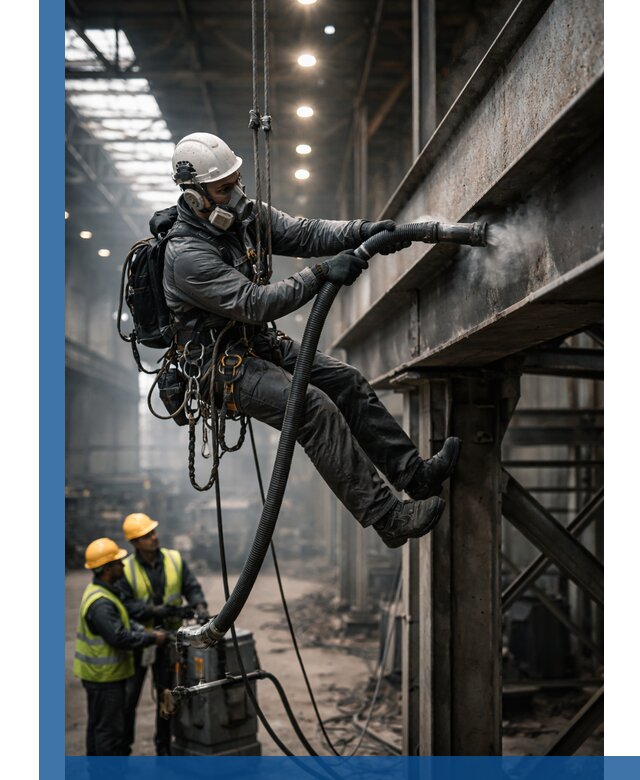 Обеспыливание конструкций в цехах промышленного производства в Кронштадте