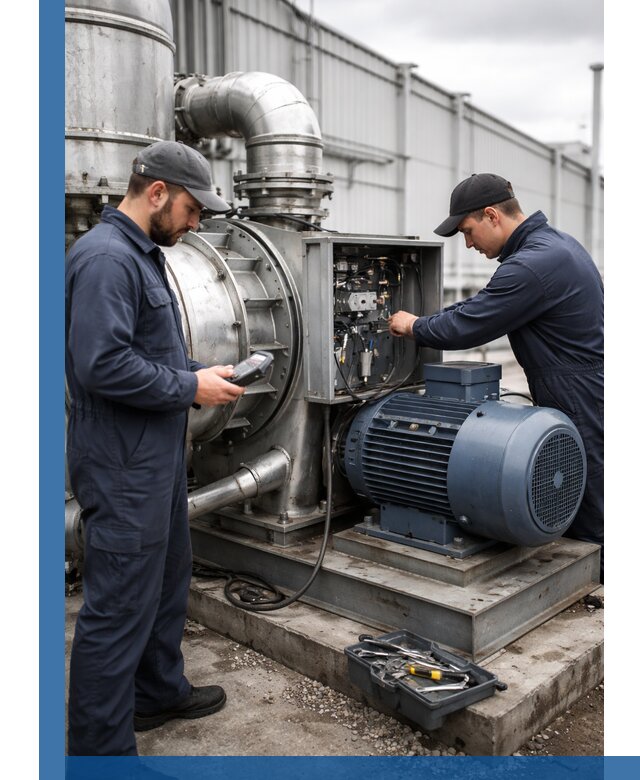 Техническое обслуживание промышленного оборудования в Кронштадте