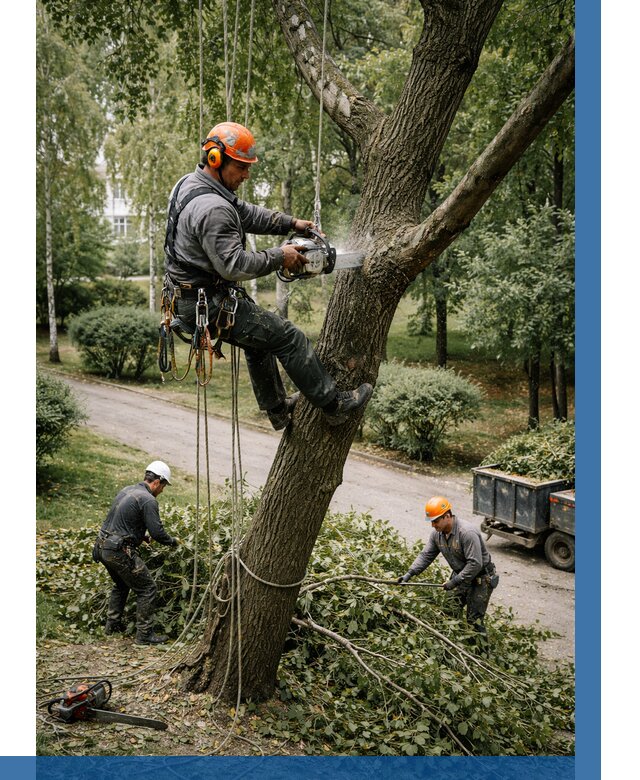 Кронирование деревьев в Кронштадте от 6782 р. | ВЫСОТНИК-Крн