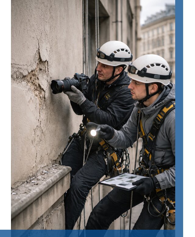 Фотофиксация дефектов фасада в Кронштадте от 4695 р. | ВЫСОТНИК-Крн